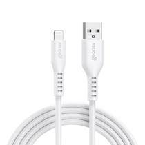 Cabo em Silicone USB-A Para Lightning 1,5m Branco ESLISWT Geonav