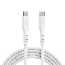 Cabo em silicone USB-C Para USB-C 1,5m Branco ESC06SWT Geonav