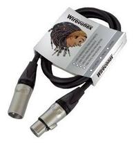 Cabo Emborrachado Xlr Macho X Xlr Femea 1m Wireconex Mpbe-1