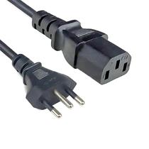 Cabo energia preto padrao novo