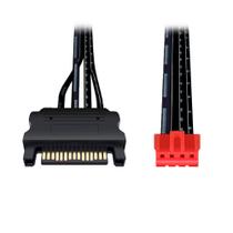 Cabo Energia Sata Para 4 Pinos De Controladoras e Hub de Fan Cabo Energia Sata Para 4 Pinos De Controladoras e Hub de Fan