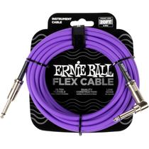 Cabo ernie ball 20ft reto/angulado flex 6,10m p06466 purple