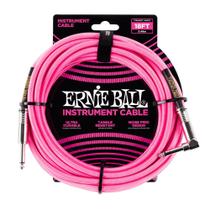 CABO ERNIE BALL Braided 18 (5,49 mts ) NEON ROSA P06083 CABO ERNIE BALL Braided 18 (5,49 mts ) NEON ROSA P06083