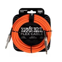 Cabo Ernie Ball Flex P10 Reto 20Ft 6,1Mt Laranja Cabo Ernie Ball Flex P10 Reto 20Ft 6,1Mt Laranja