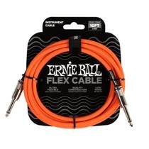 Cabo Ernie Ball Flex P10 Reto Reto 10Ft 3,05M Laranja Cabo Ernie Ball Flex P10 Reto Reto 10Ft 3,05M Laranja