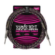 Cabo Ernie Ball P10 Reto 10Ft 3,05M Têxtil Purple Python Cabo Ernie Ball P10 Reto 10Ft 3,05M Têxtil Purple Python