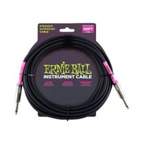 Cabo Ernie Ball Para Instrumento P10 Reto 6,09m Preto Cabo Ernie Ball Para Instrumento P10 Reto 6,09m Preto