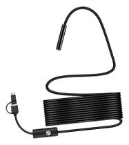 Cabo Espião Câmera Endoscópio 10 Metros Android E Computador