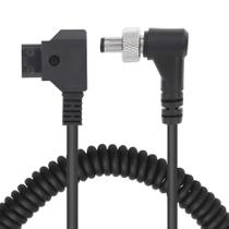 Cabo Espiral D-Tap x DC Coaxial 5.5x2.5mm Macho com Trava Cabo Espiral D-Tap x DC Coaxial 5.5x2.5mm Macho com Trava