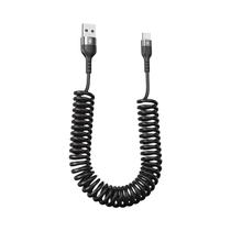 Cabo Espiral Universal De Carregamento Rápido Tipo C 66W 5A Para Samsung Huawei, Cabo De Carregador