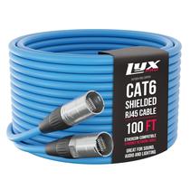 Cabo Ethercon LyxPro blindado CAT6 30m azul de nível de estúdio