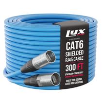 Cabo Ethercon LyxPro blindado CAT6 de 300 pés para áudio e iluminação