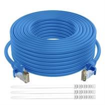 Cabo Ethernet Adoreen Cat 6 100 pés/30 m de alta velocidade azul