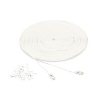 Cabo Ethernet Amazon Basics Cat 6 RJ45 10 Gbps 30 m branco