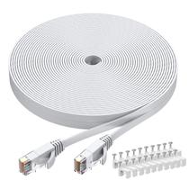 Cabo Ethernet BUSOHE Cat6 40 pés branco para rede de computadores