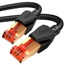 Cabo Ethernet cablism Cat 8 4,5 m com conectores RJ45 banhados a ouro Cabo Ethernet cablism Cat 8 4,5 m com conectores RJ45 banhados a ouro
