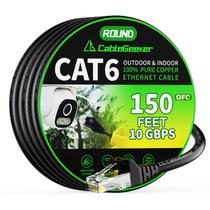 Cabo Ethernet Cat 6 CableGeeker 46 m 10 Gbps de cobre puro Cabo Ethernet Cat 6 CableGeeker 46 m 10 Gbps de cobre puro
