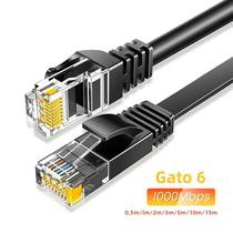 Cabo Ethernet Cat6 (10m ou 50m) - Cabo de Rede UTP RJ45 para Roteador e Modem