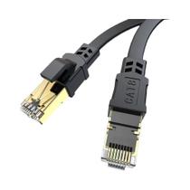 Cabo Ethernet Cat8 de Alta Velocidade (40Gbps, 2000MHz) - RJ45 para Modem, Roteador e PS