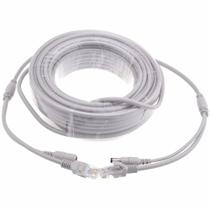Cabo Ethernet De 5M 10M 20M 30M Com Fonte De Alimentação RJ45 DC Para Câmera IP Cabo De Rede