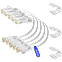 Cabo Ethernet Elecan Cat 6 Flat 0,2 m/20, pacote com 10 Gbps e 500 MHz Cabo Ethernet Elecan Cat 6 Flat 0,2 m/20, pacote com 10 Gbps e 500 MHz