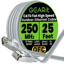 Cabo Ethernet GEARit Cat 6 7,5m Externo Plano Blindado Cabo Ethernet GEARit Cat 6 7,5m Externo Plano Blindado
