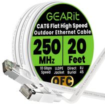 Cabo Ethernet GEARit Cat6 6m Plano Blindado para Externo Cabo Ethernet GEARit Cat6 6m Plano Blindado para Externo