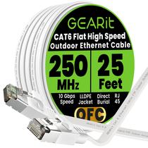 Cabo Ethernet GearIt Cat6 7,5 m plano externo de 10 Gbps Cabo Ethernet GearIt Cat6 7,5 m plano externo de 10 Gbps