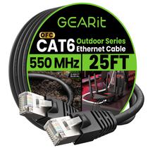 Cabo Ethernet GearIt Cat6 Outdoor 25 pés 23AWG de cobre puro