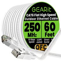 Cabo Ethernet GEARit Cat6 Plano para Externo 18m 10Gbps Cabo Ethernet GEARit Cat6 Plano para Externo 18m 10Gbps