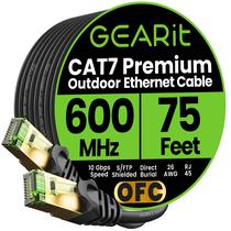 Cabo Ethernet GearIt Cat7 Outdoor 23m SFTP 10Gbps à prova d'água Cabo Ethernet GearIt Cat7 Outdoor 23m SFTP 10Gbps à prova d'água