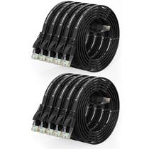 Cabo Ethernet Geeker Cat 6 0,9 m (pacote com 10) preto