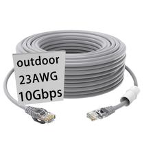 Cabo Ethernet GWFIBER Cat 6 15m Heavy Duty UV à prova d'água