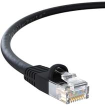 Cabo Ethernet InstallerParts CAT6 UTP inicializado 0,5 m preto, pacote com 10