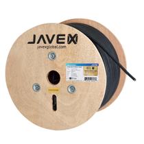 Cabo Ethernet JAVEX CAT6A 23AWG Blindado FTP 152m Preto