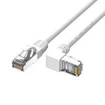Cabo Ethernet JUXINICE 90 graus CAT6 com ângulo ascendente de 30 pés branco Cabo Ethernet JUXINICE 90 graus CAT6 com ângulo ascendente de 30 pés branco