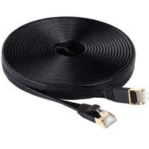 Cabo Ethernet LEKVKM Cat6 61 m Flat de Alta Velocidade RJ45