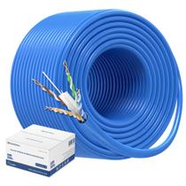 Cabo Ethernet Matters Cat 6 500 pés azul com classificação UTP CM - Cable Matters
