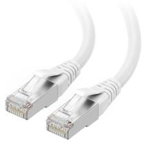 Cabo Ethernet Matters Cat8 40 Gbps 25 pés branco Cabo Ethernet Matters Cat8 40 Gbps 25 pés branco