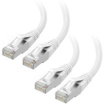 Cabo Ethernet Matters Cat8 40 Gbps blindado 3 m branco
