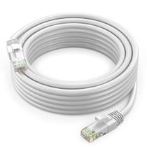 Cabo Ethernet Maximm Cat 6 UTP 30 pés/9,1 m branco Cabo Ethernet Maximm Cat 6 UTP 30 pés/9,1 m branco