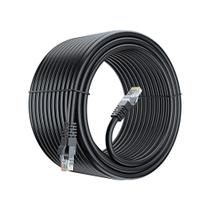 Cabo Ethernet Maximm Cat6 100 pés/30 m UTP 100% cobre preto Cabo Ethernet Maximm Cat6 100 pés/30 m UTP 100% cobre preto