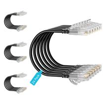 Cabo Ethernet Mnlnbuao Cat6 1,5 m 10 Gbps Slim, kit com 24 unidades Cabo Ethernet Mnlnbuao Cat6 1,5 m 10 Gbps Slim, kit com 24 unidades