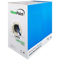 Cabo Ethernet NavePoint Cat6 (305m) - Azul - 550MHz UTP Cabo Ethernet NavePoint Cat6 (305m) - Azul - 550MHz UTP