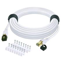 Cabo Ethernet QIFGUO Cat 8 50 pés 2000 MHz 40 Gbps branco Cabo Ethernet QIFGUO Cat 8 50 pés 2000 MHz 40 Gbps branco