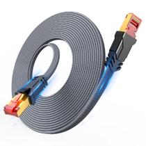 Cabo Ethernet Snowkids Cat 8 20m 40Gbps 2000MHz Preto Cabo Ethernet Snowkids Cat 8 20m 40Gbps 2000MHz Preto