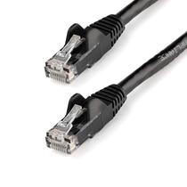 Cabo Ethernet StarTech.com CAT6 30 pés preto 650 MHz 100 W PoE