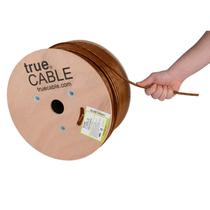 Cabo Ethernet TRUE CABLE Cat6 Direct Burial 1000 pés marrom
