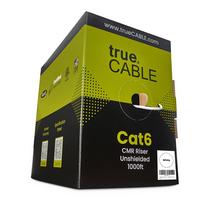 Cabo Ethernet TRUE CABLE Cat6 Riser (CMR) 305 m branco