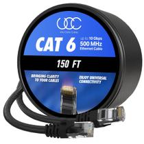 Cabo Ethernet Ultra Clarity Cables Cat6 150 pés preto